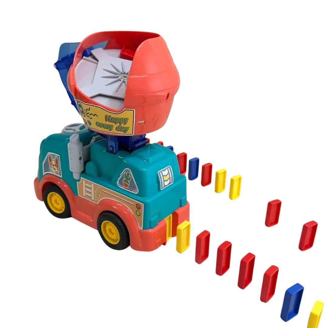 Montessori Holz Domino-Lkw Spielzeug