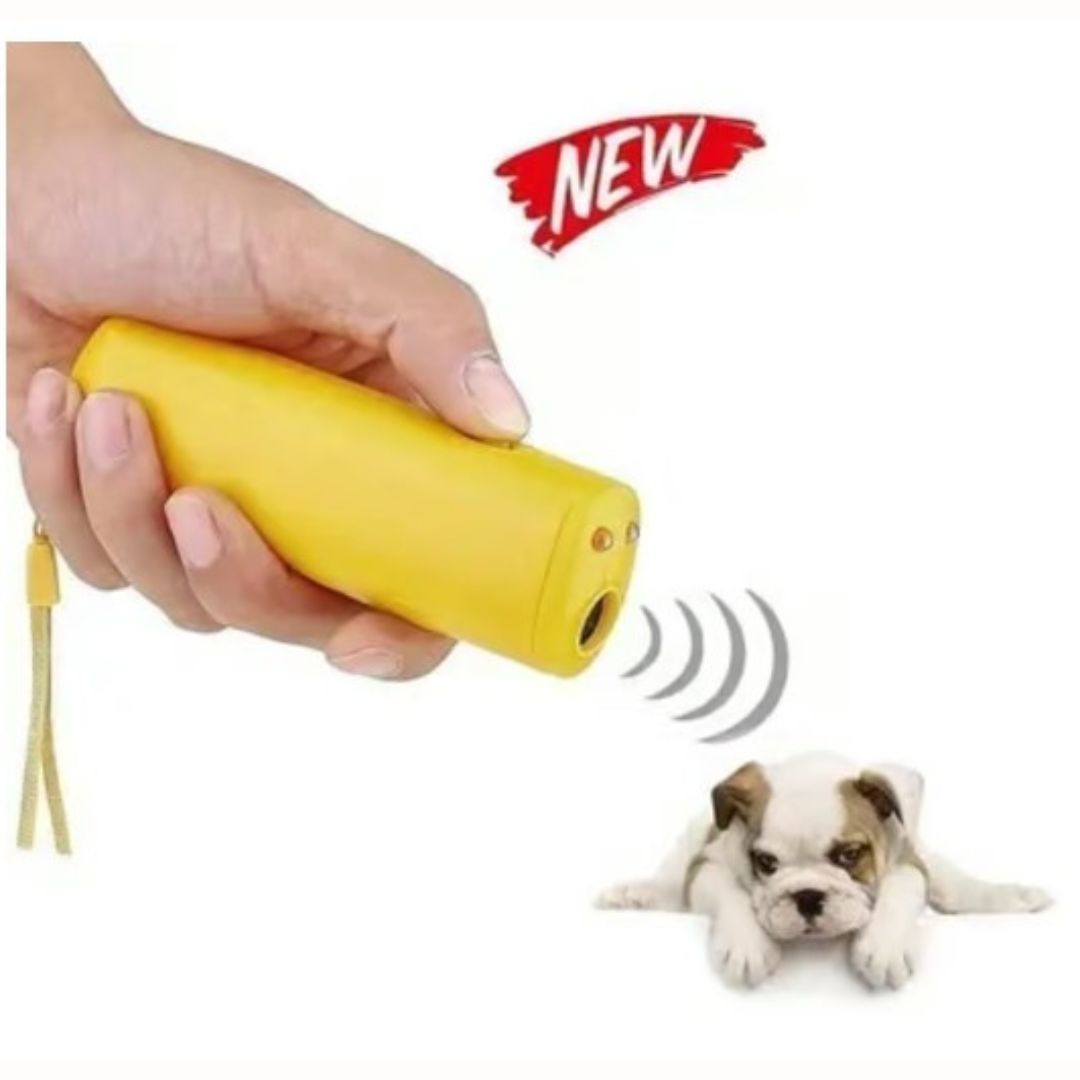 PawTrainer Taschenlampe | Ultraschall-Haustiertrainer mit LED-Taschenlampe