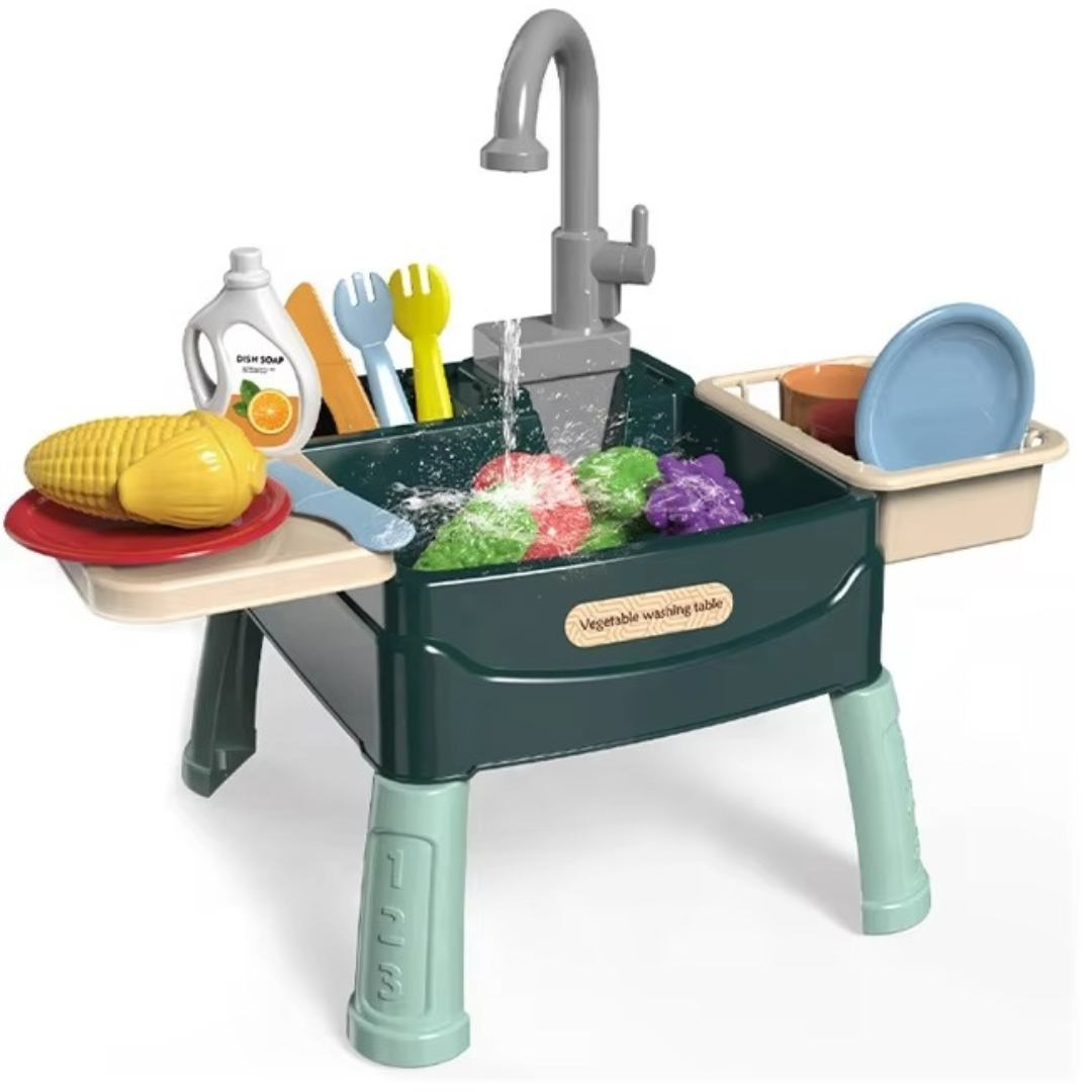 WasserWunder Spielküche mit Magischem Wasserhahn für Kinder