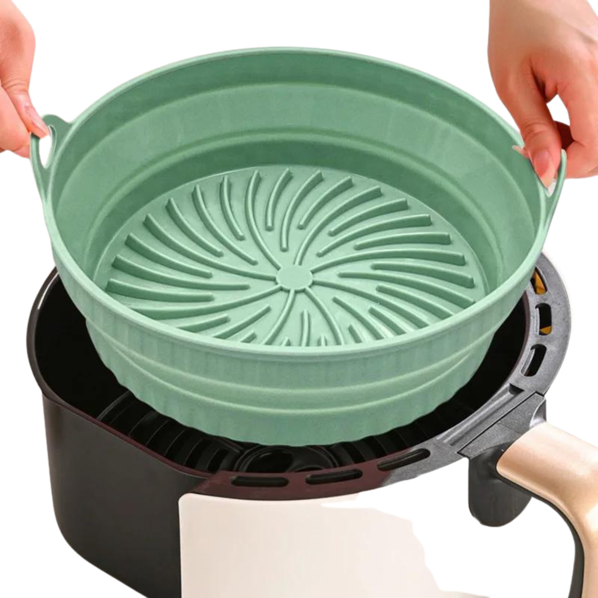 Silicon Grillpfanne | Hält die Airfryer und den Ofen für immer sauber