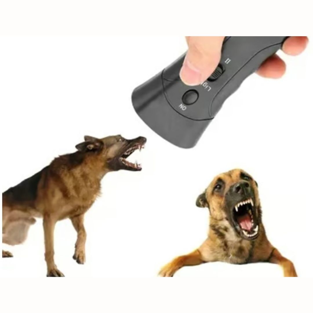 PawTrainer Taschenlampe | Ultraschall-Haustiertrainer mit LED-Taschenlampe