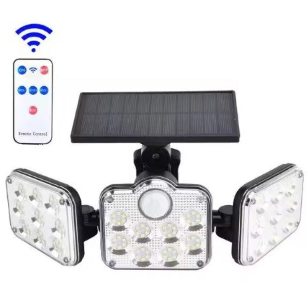 SunGuard Dreifach LED Solar Wandlampe | Beleuchten Sie Ihren Außenbereich mit smarter Effizienz