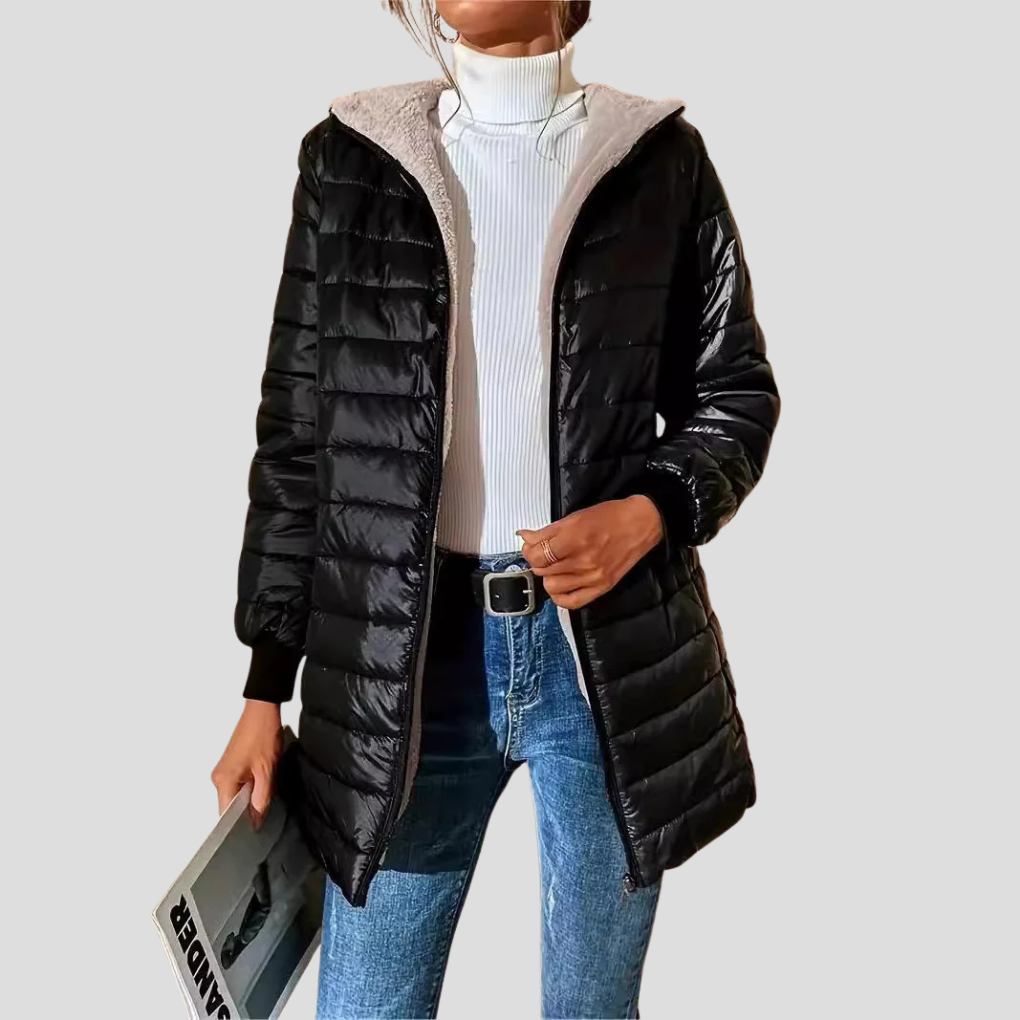 WinterEase Damenjacke – Warme Casual Winterjacke mit Isolierter Fütterung