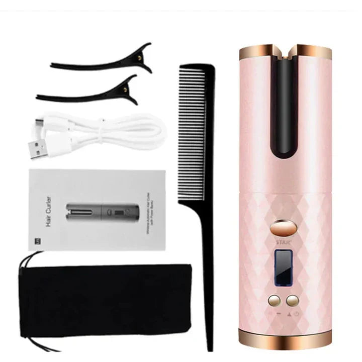 PerfectCurl Drahtloser Automatischer Lockenstyler für Perfekte Locken
