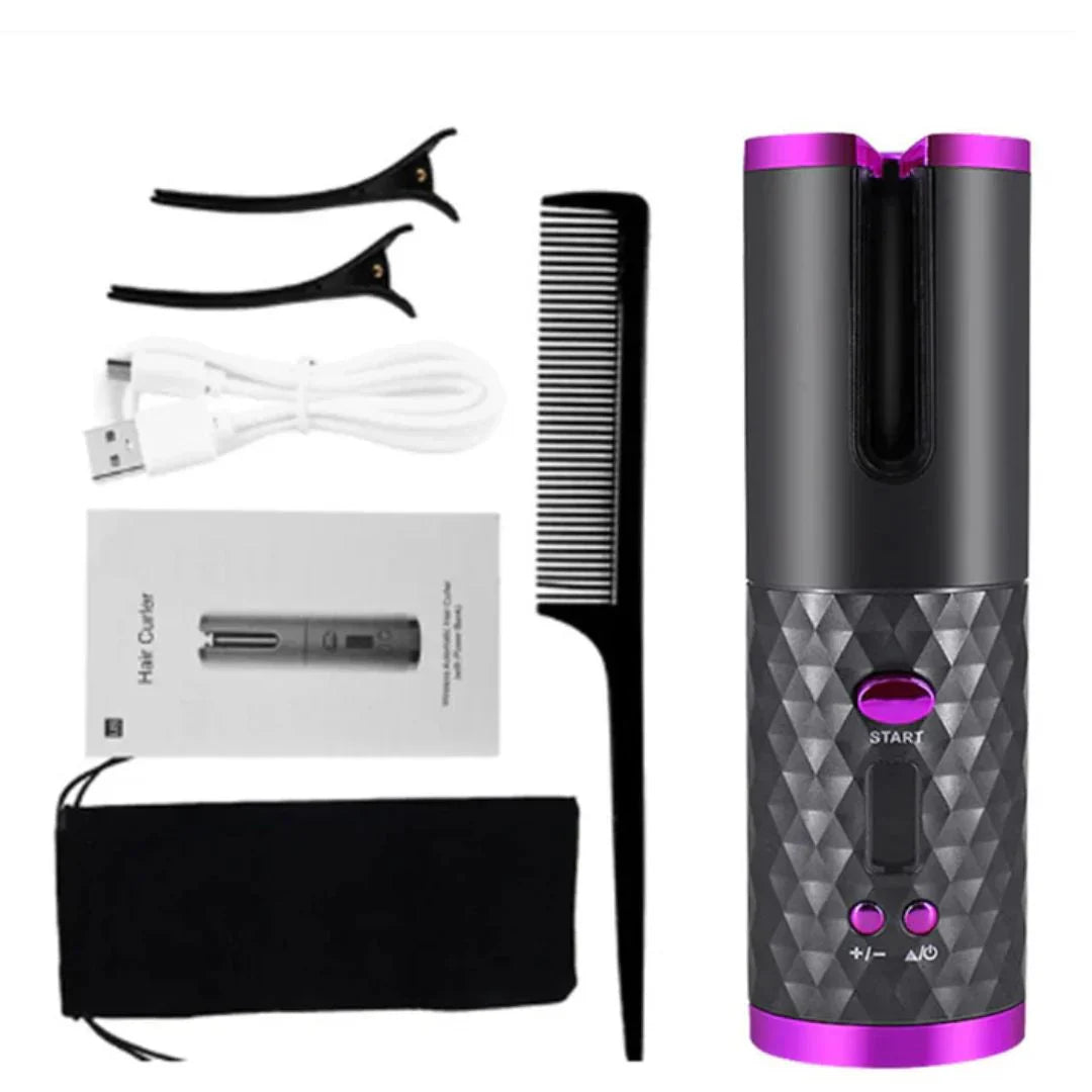 PerfectCurl Drahtloser Automatischer Lockenstyler für Perfekte Locken