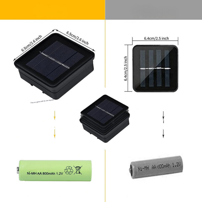 Marokkanische Solar-Lichtschnur – 12 m, 100 wasserdichte LED-Lampen