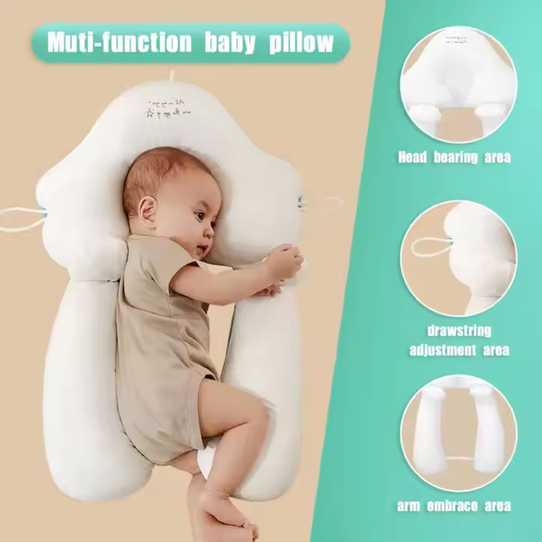 Ergonomisches Baby-Schlafkissen für gesunden Schlaf und Kopfschutz