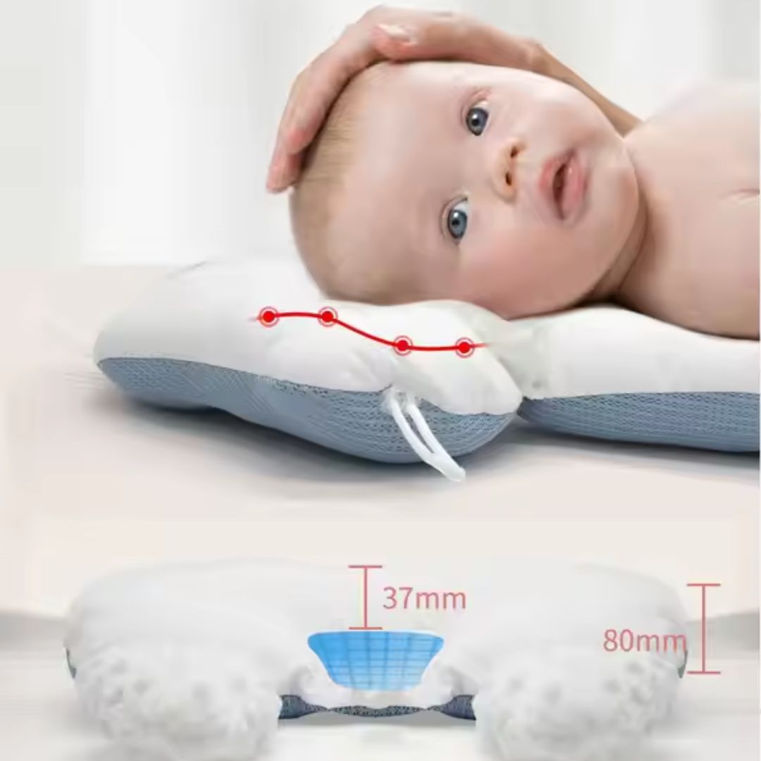 Ergonomisches Baby-Schlafkissen für gesunden Schlaf und Kopfschutz