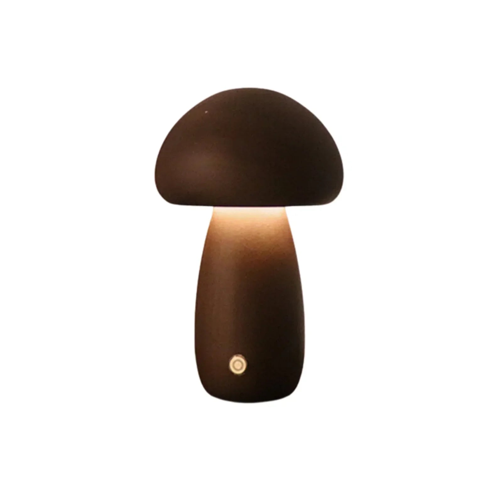 WoodGlow Holz Vintage Pilz Tischlampe – Einzigartige Beleuchtung für einen gemütlichen Raum