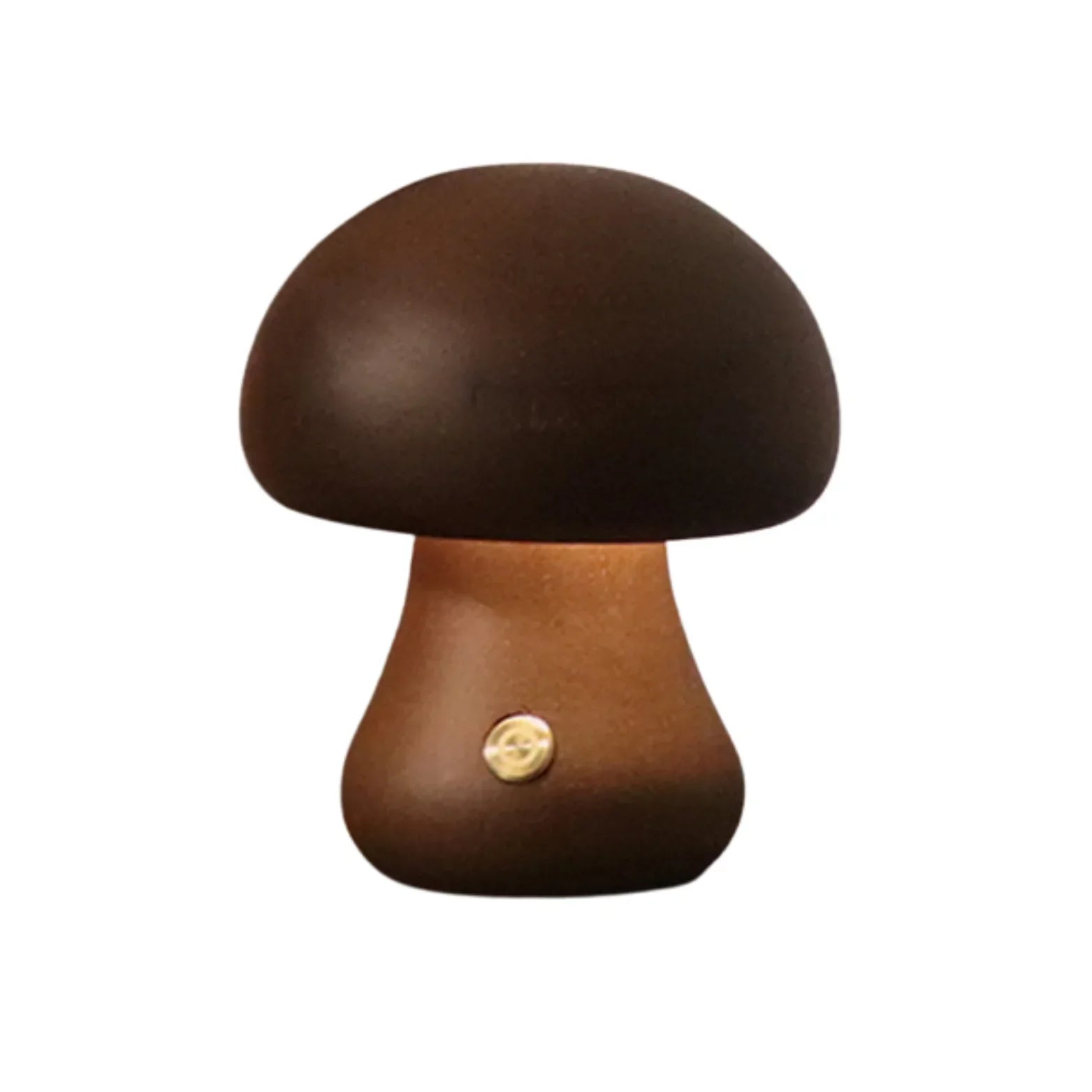 WoodGlow Holz Vintage Pilz Tischlampe – Einzigartige Beleuchtung für einen gemütlichen Raum