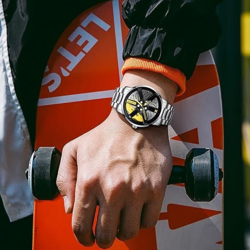 LuxeMontre | Automatische Herrenarmbanduhr – Lederband – elegantes Design – fortschrittliches mechanisches Werk