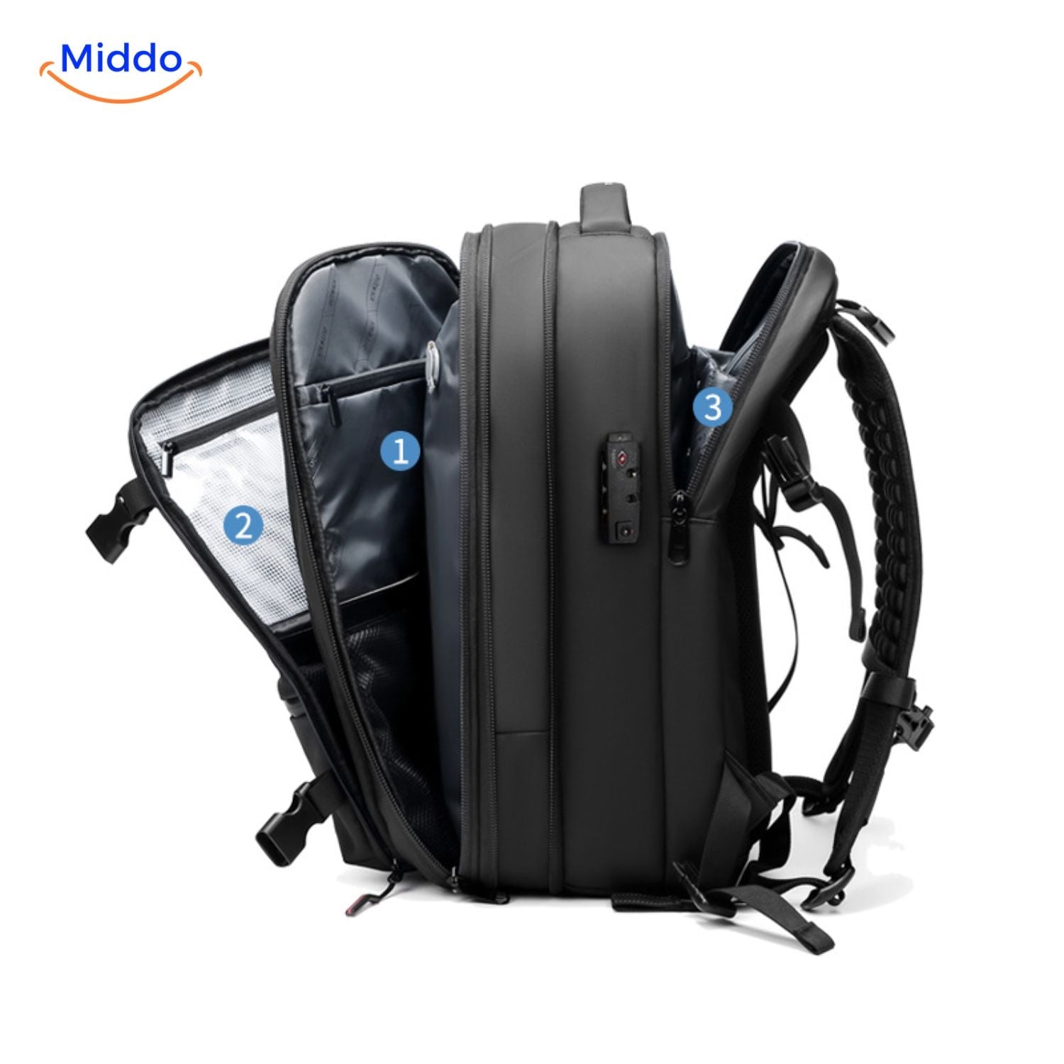 VakuMax Kompressionsreisetasche | Platzsparende Reisetasche für müheloses Packen