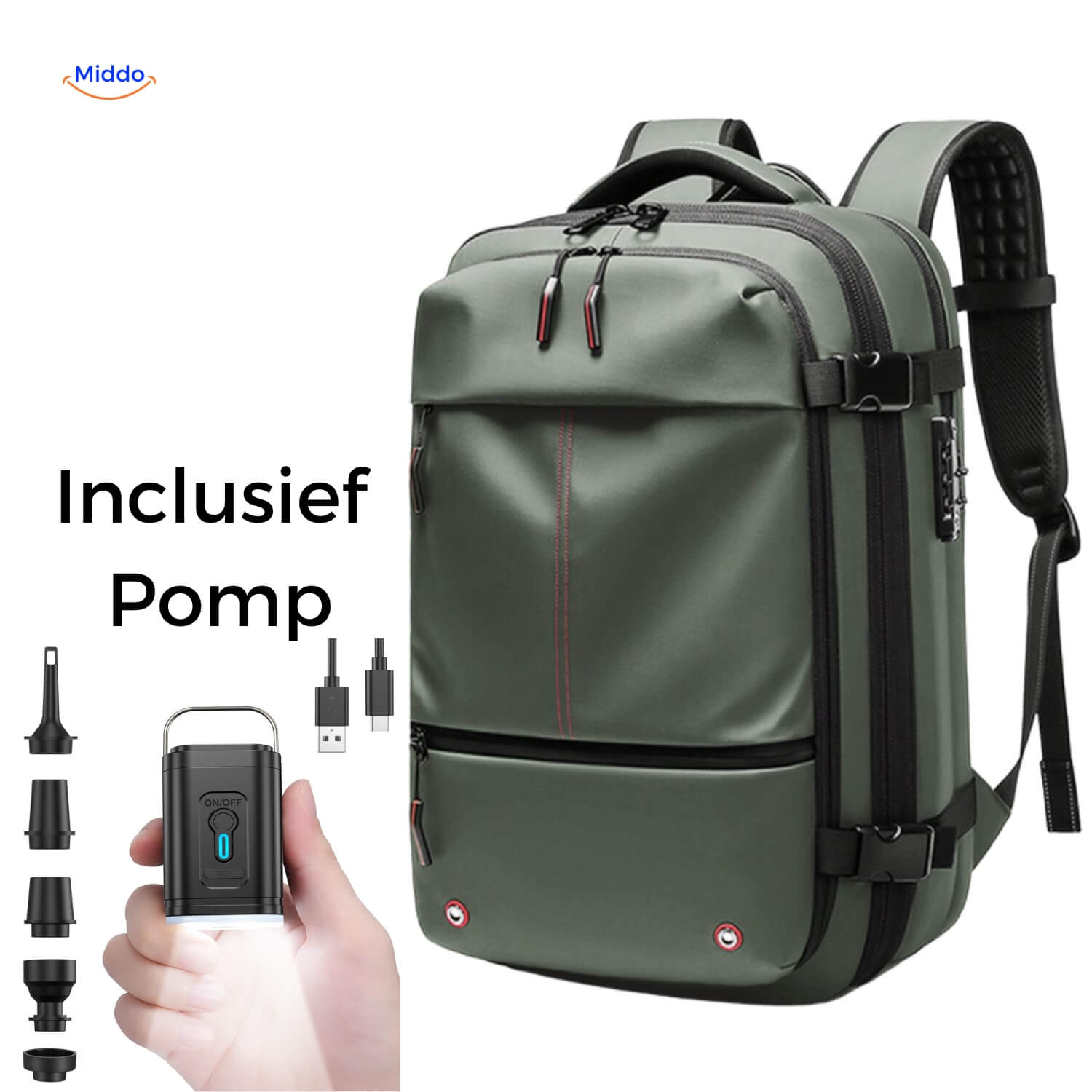 VakuMax Kompressionsreisetasche | Platzsparende Reisetasche für müheloses Packen