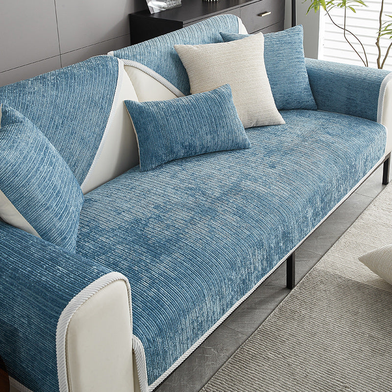 SofaShield Luxe Antikratz-Sofabezüge – Kratzfeste Chenille-Schutz für Haustiere