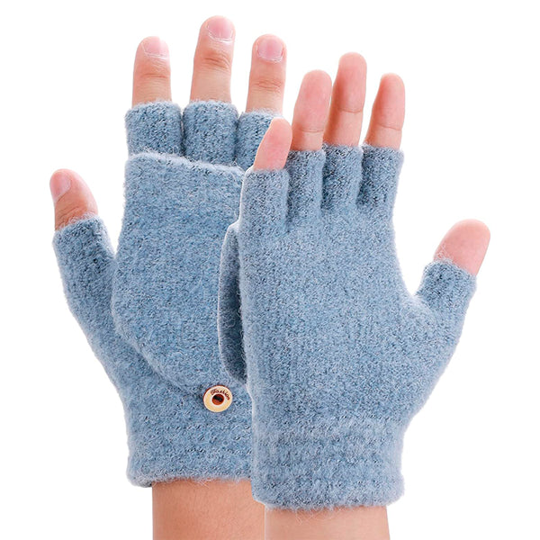 WarmGrip USB beheizte fingerlose Handschuhe – bequeme Winterhandschuhe für Büro und Zuhause