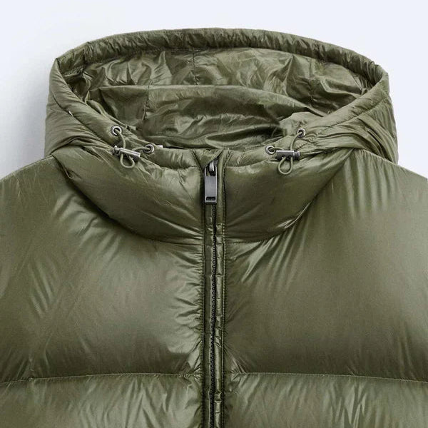 Wasserdichte Baumwoll-Pufferjacke für Herren – Wärme, Komfort und zeitgemäßer Stil