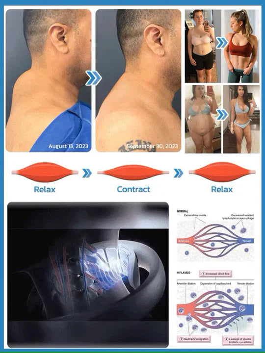 Vitalize Ultraschall-Lymphdrainagegerät zur Cellulite- und Fettreduzierung sowie Muskelentspannung