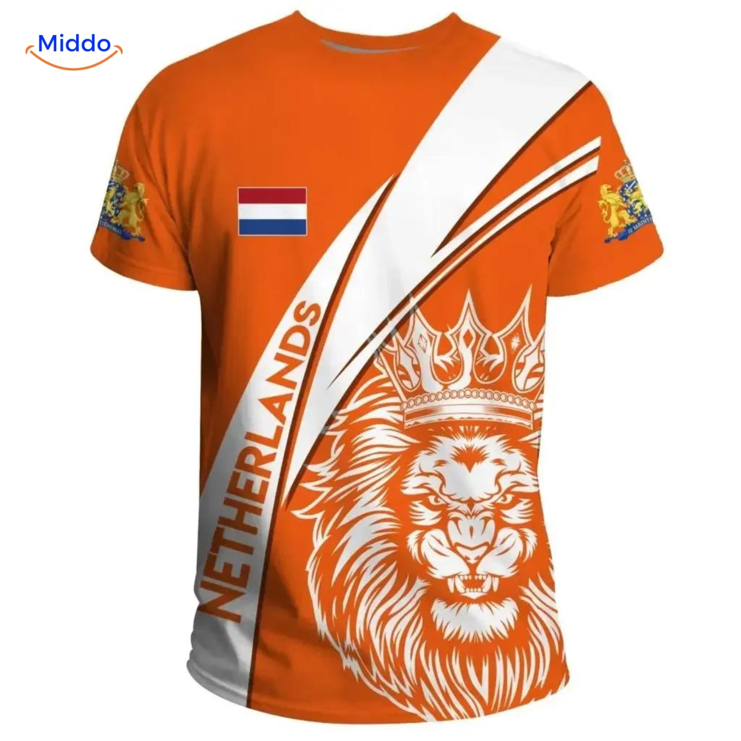 OranjeSpirit Fan T-Shirt | Ideal für Formel 1, Königstag & nationale Feierlichkeiten