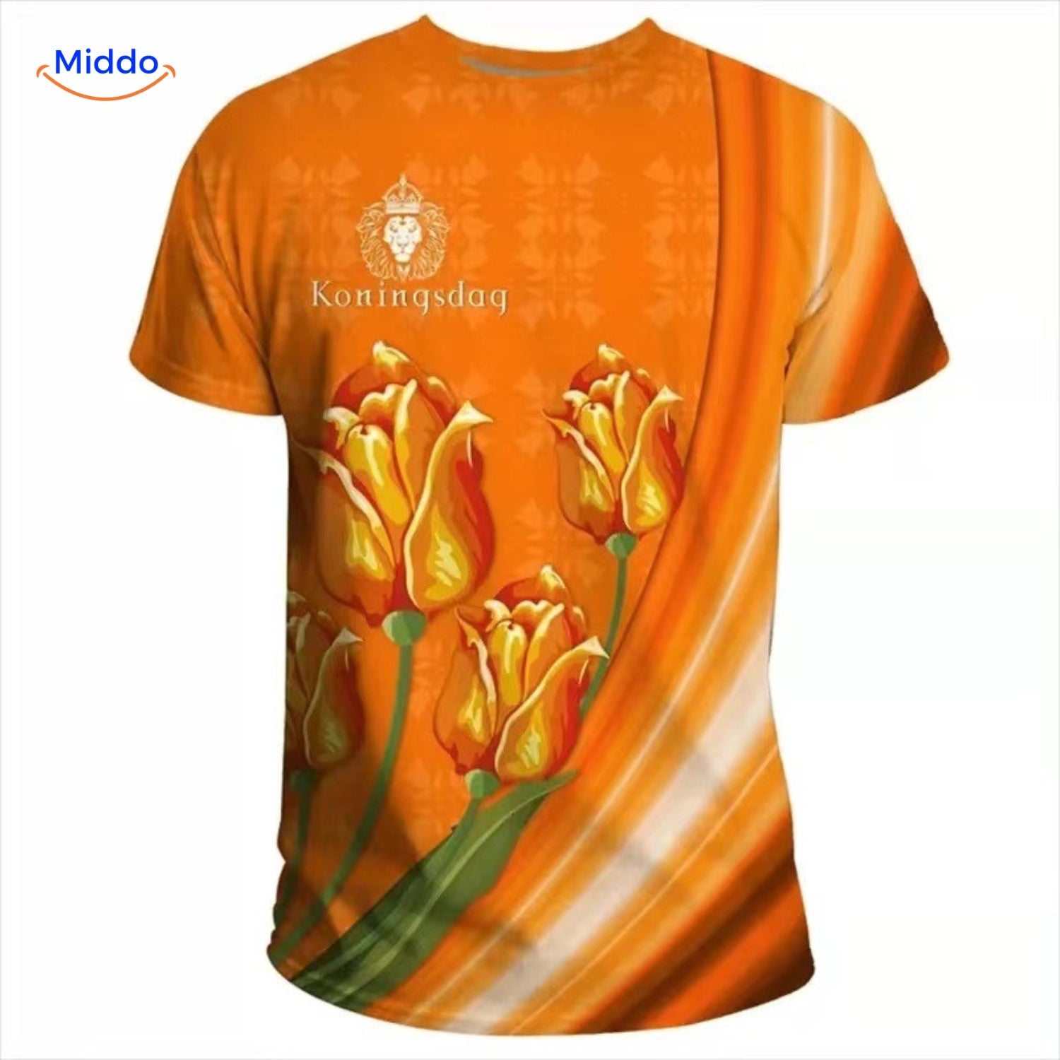 OranjeSpirit Fan T-Shirt | Ideal für Formel 1, Königstag & nationale Feierlichkeiten