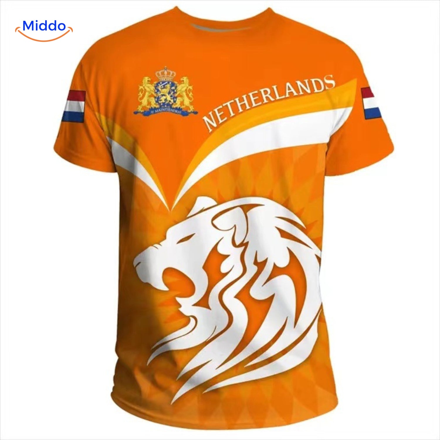OranjeSpirit Fan T-Shirt | Ideal für Formel 1, Königstag & nationale Feierlichkeiten