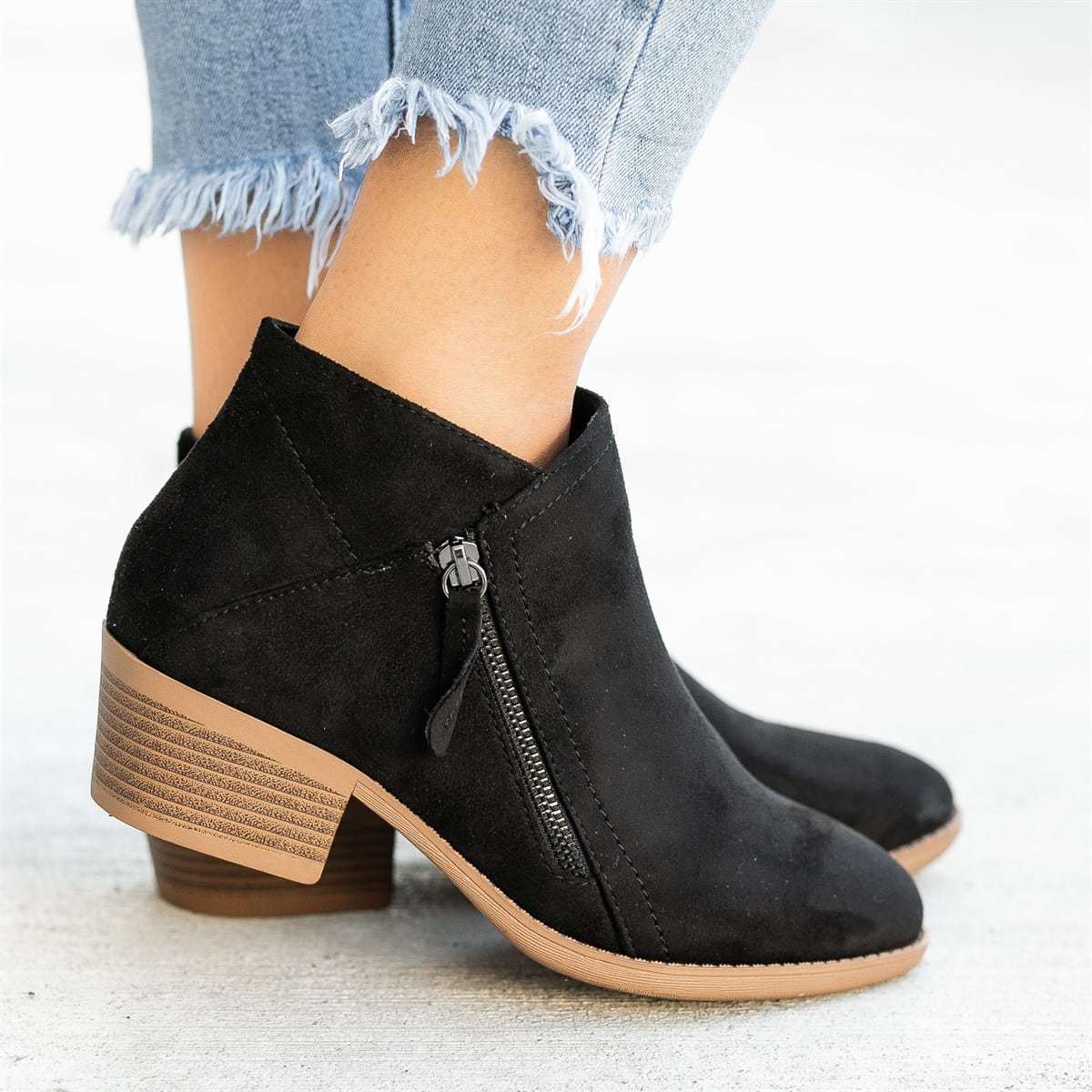 Leder Komfort Stiefelette Damen – Warme Orthopädische Stiefel für den Winter