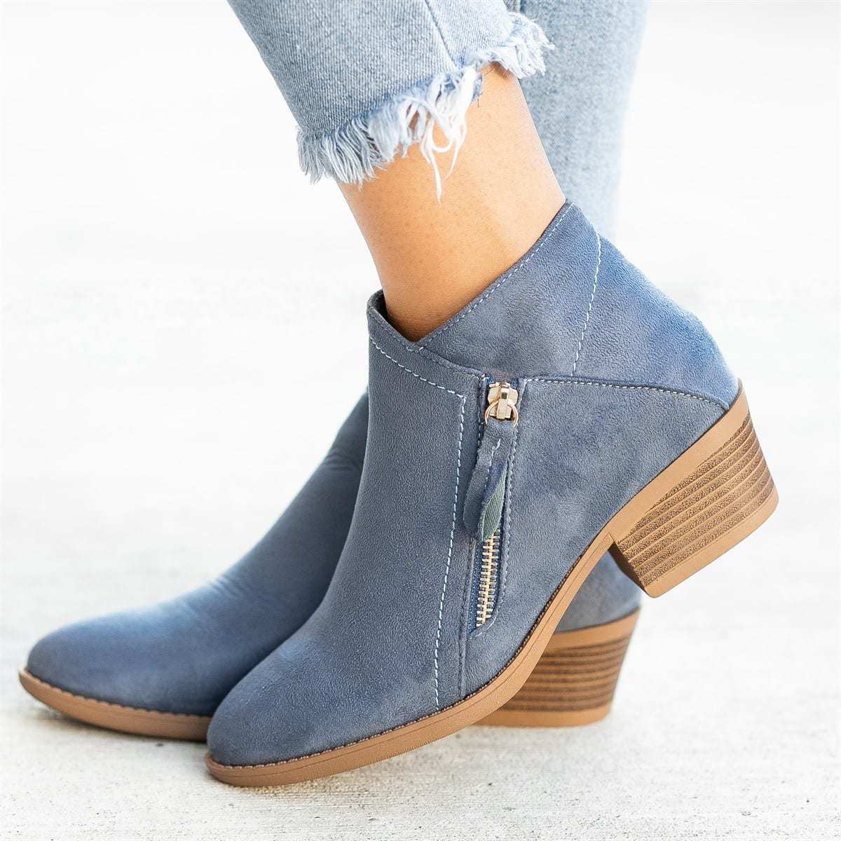 Leder Komfort Stiefelette Damen – Warme Orthopädische Stiefel für den Winter