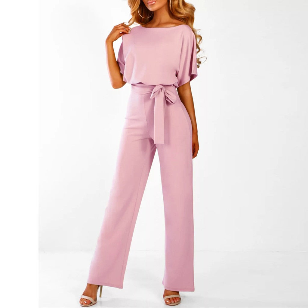 Eleganter Damen Jumpsuit Serava – Schicker Dunkelblauer Jumpsuit mit Bequemer Passform