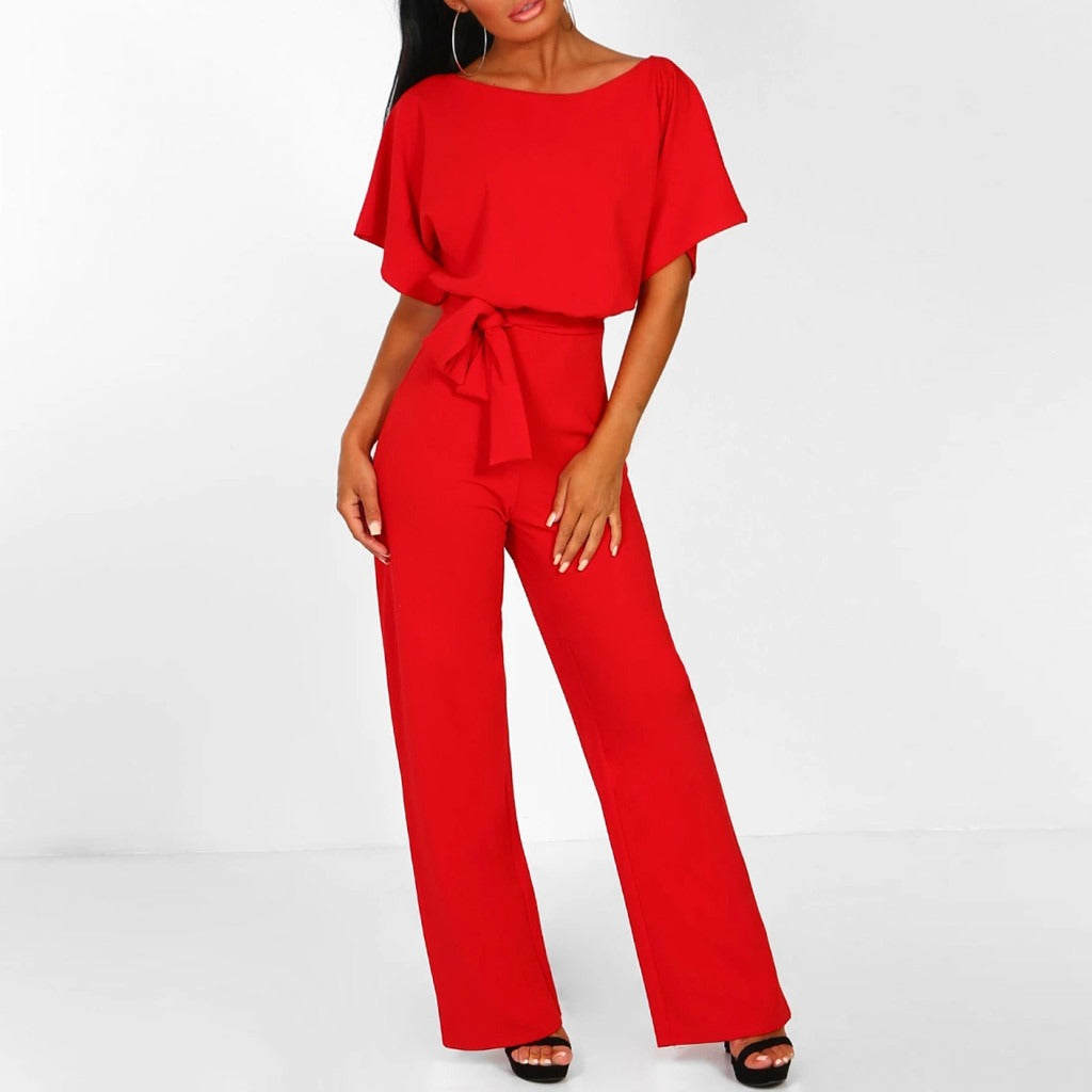Eleganter Damen Jumpsuit Serava – Schicker Dunkelblauer Jumpsuit mit Bequemer Passform