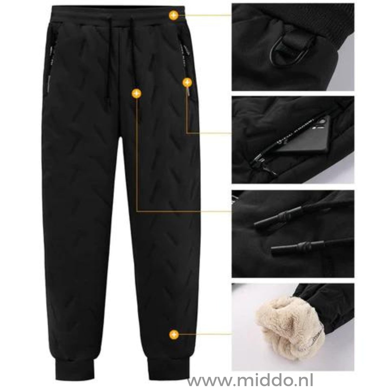 WarmGuard Fleece Hose | Fleece gefüttert & wasserdicht für ultimativen Komfort