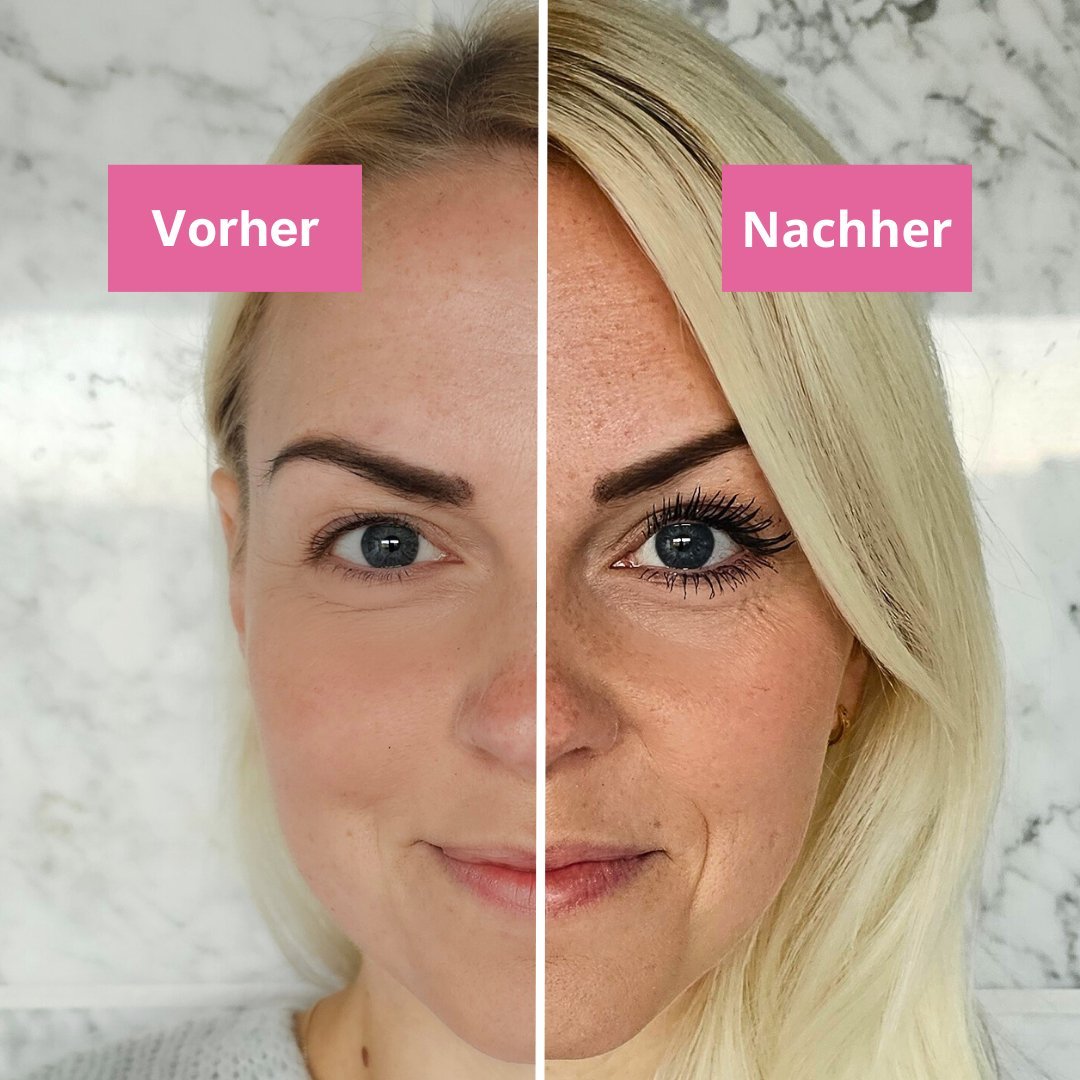 Wasserfeste Volumen-Mascara Langanhaltend Klumpenfrei 1 Plus 1 Gratis