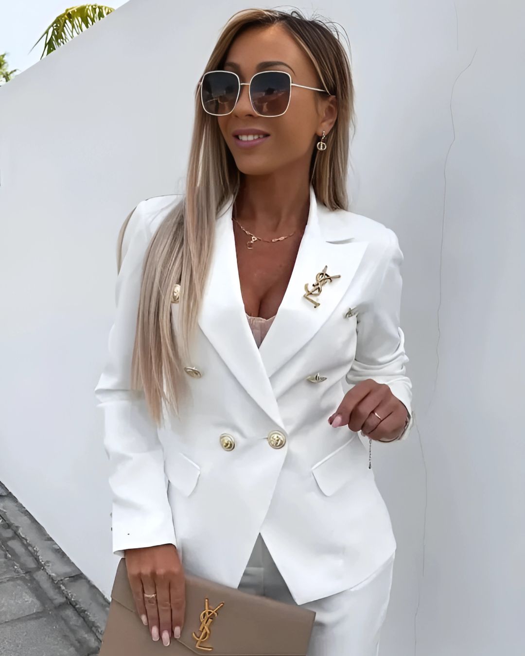 ChicTailored Anzug-Set | Elegante Zweireiher-Passform für eine vorteilhafte Silhouette