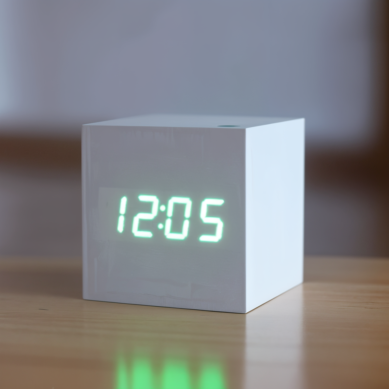 WoodTime | Elegante digitale LED Uhr