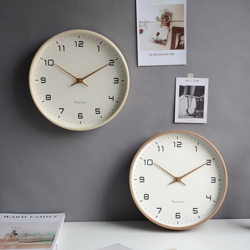 WoodenTime | Minimalistisch & Klassisch Skandinavische Wanduhr