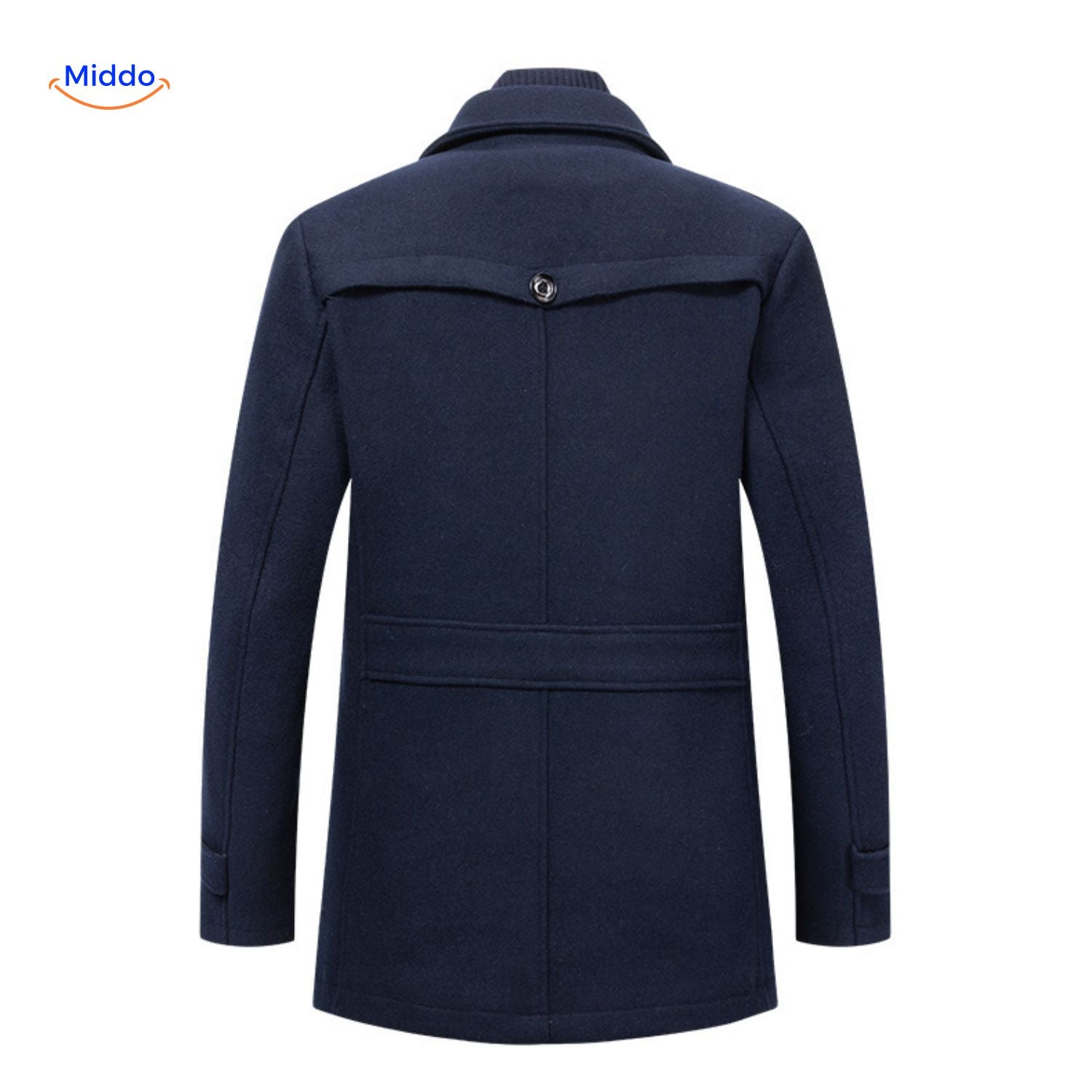 WoolGuard Peaky Blinders Trenchcoat | Luxuriöser Doppelkragen für stilvolle Herren