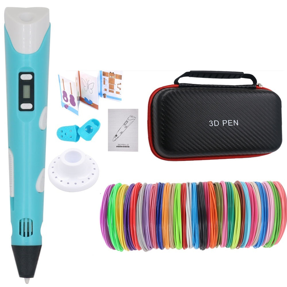 3D-Druckstift DIY-Zeichenstift mit 200M PLA-Filament, Geschenk für Kinder