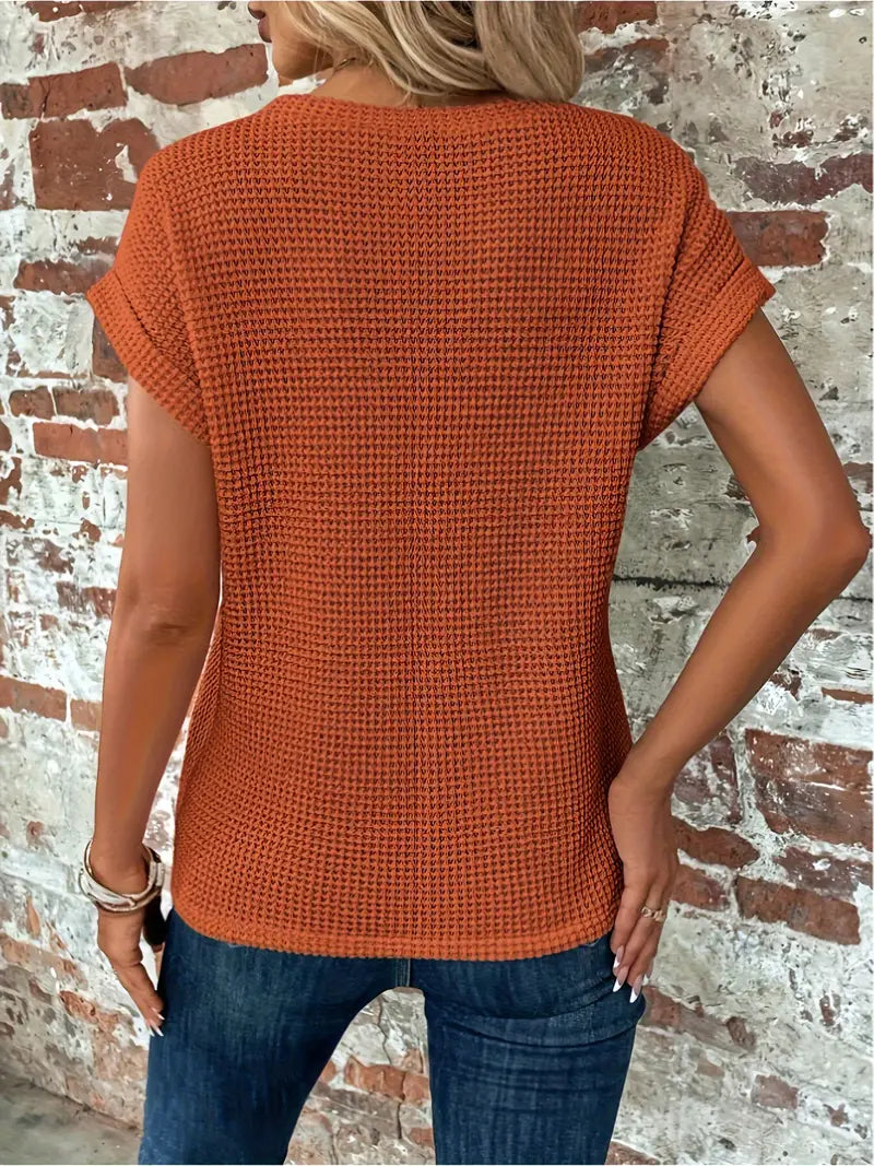 Gretel | Lässiges T-Shirt mit kurzen Ärmeln
