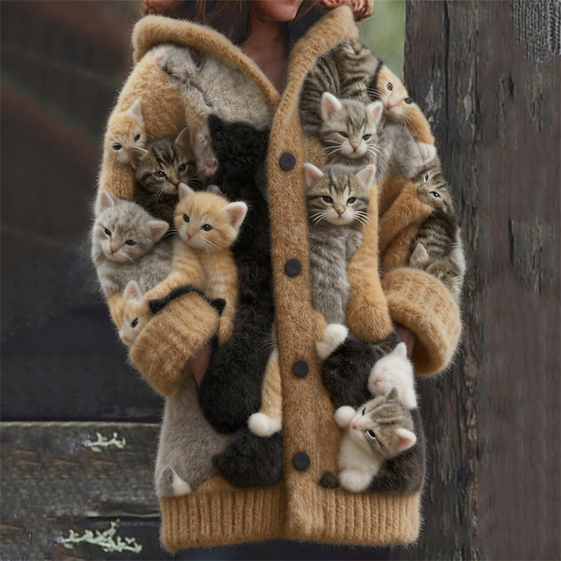 Wunderschön gefertigte Strickjacke