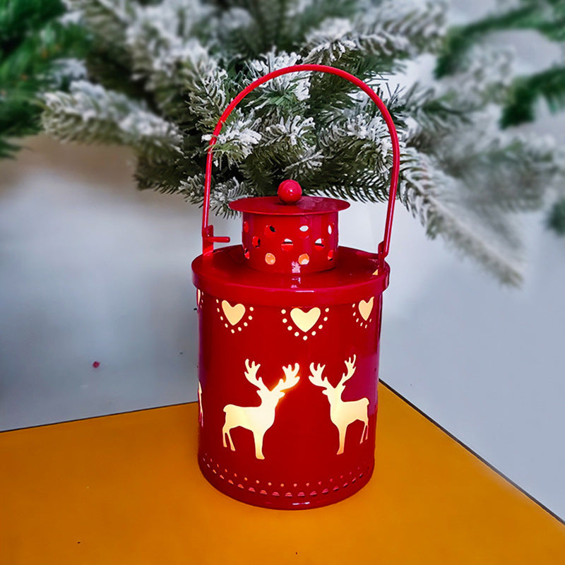 Elektronische Weihnachtskerze mit Flackerndem LED Licht – Dekorative Eisenkerze für Innenräume