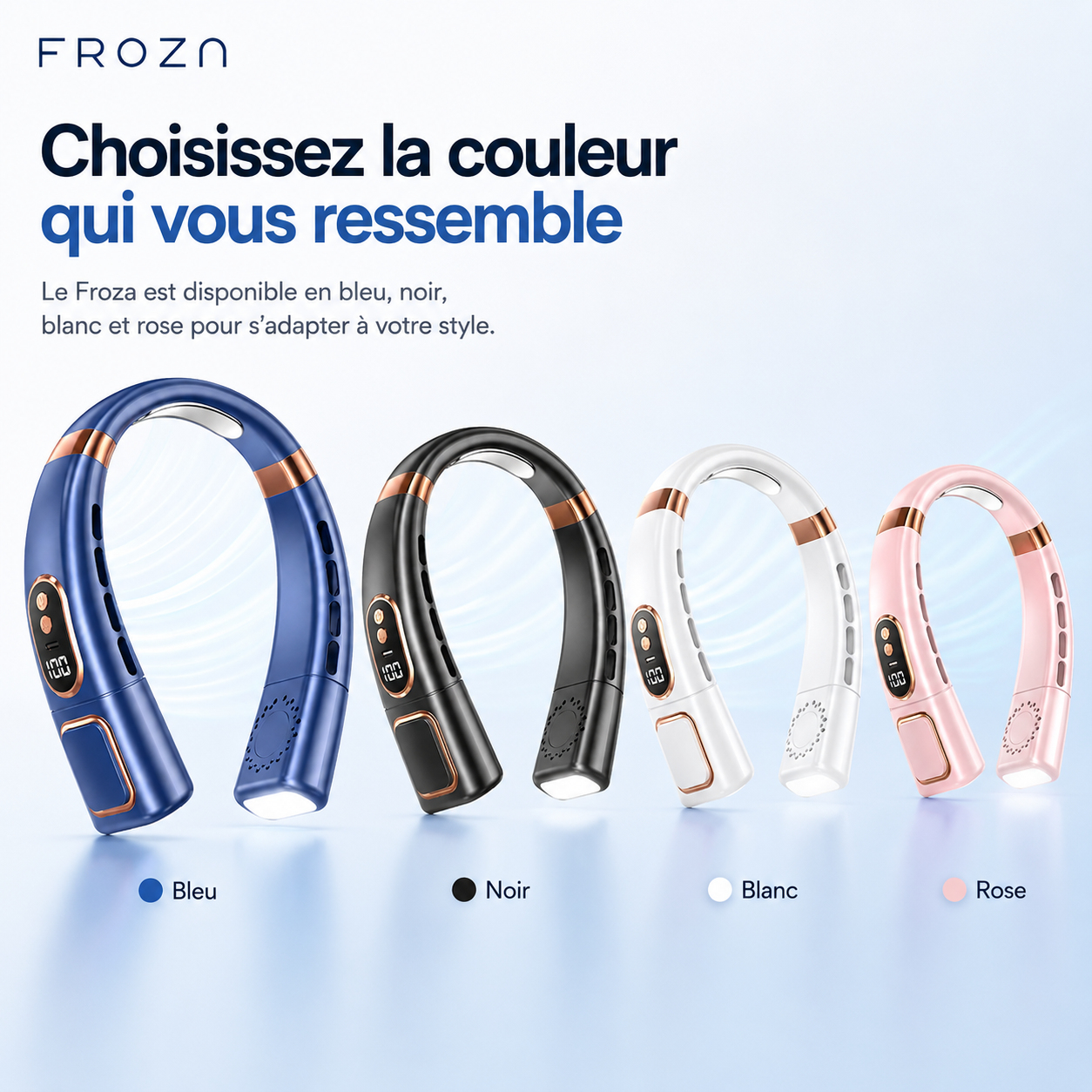 Froza – 360° Digitaler Nackenventilator