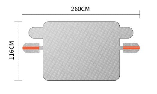 Magnetisches Schneeschild FrostGuard | Schutz für die Windschutzscheibe für alle Jahreszeiten