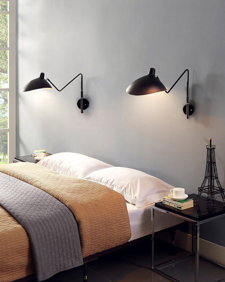 Wandlampe Mit Verstellbaren Armen - Doppelte Arme - Moderne Beleuchtung