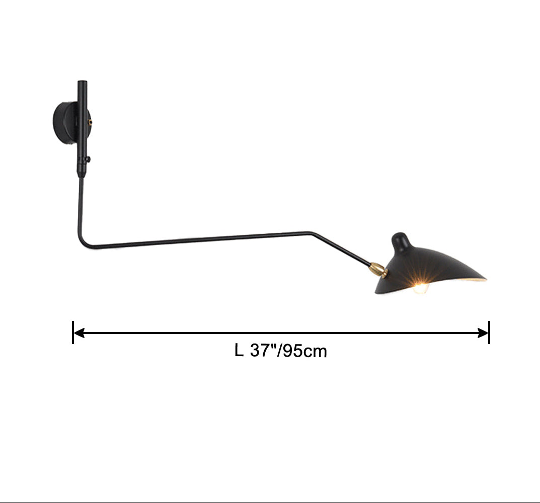 Wandlampe Mit Verstellbaren Armen - Doppelte Arme - Moderne Beleuchtung