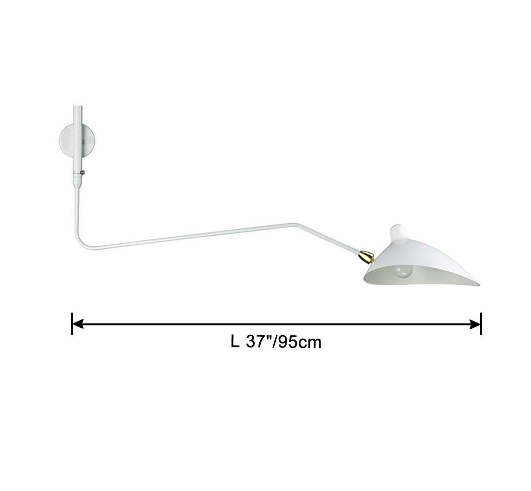 Wandlampe Mit Verstellbaren Armen - Doppelte Arme - Moderne Beleuchtung