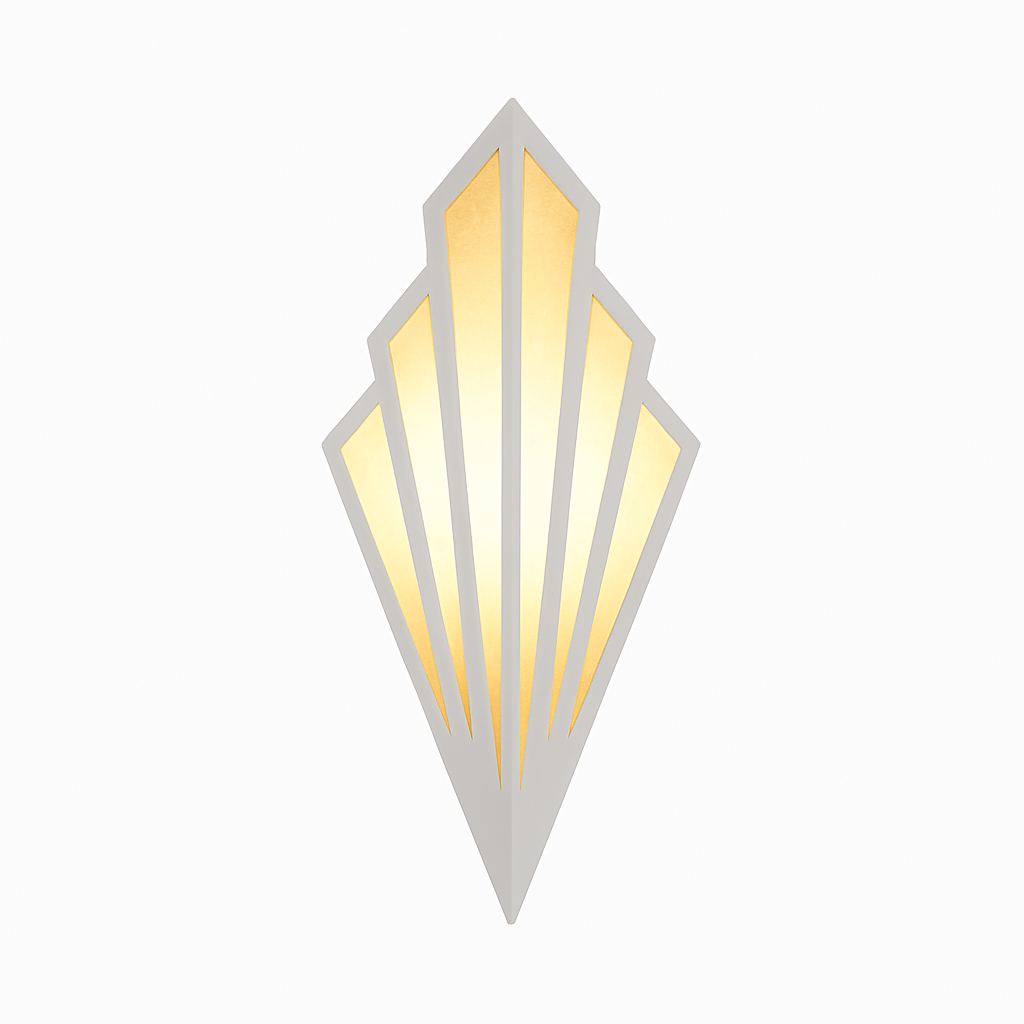 Wandmontierte LED-Design-Applique aus farbigem Metall