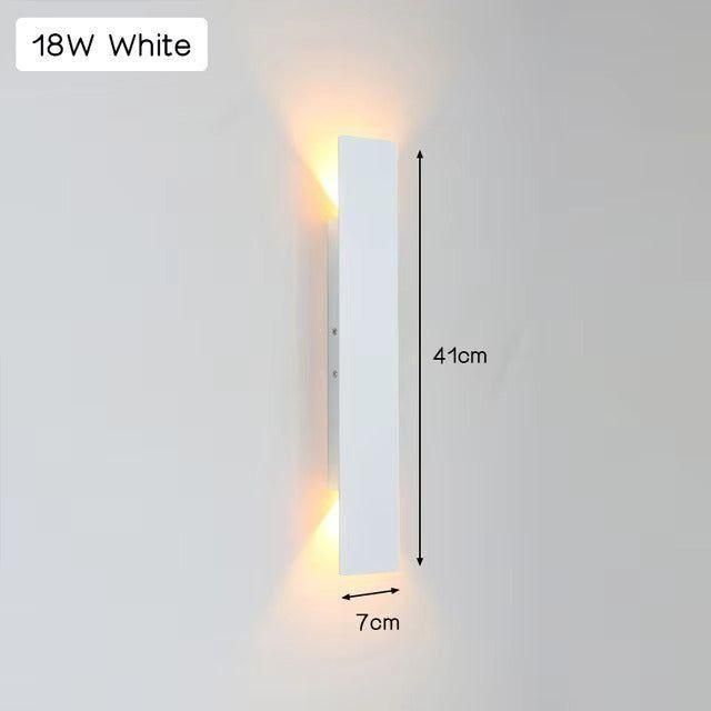 Applique LED LuxeWall - Außen - Modern - Aluminium