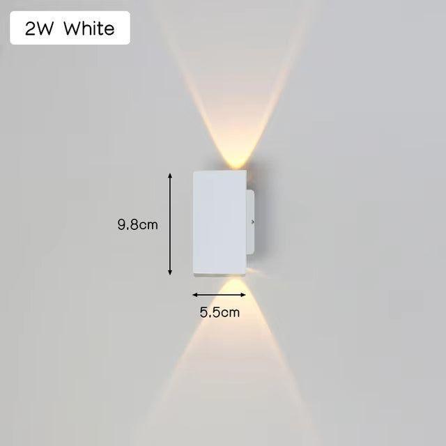 Applique LED LuxeWall - Außen - Modern - Aluminium