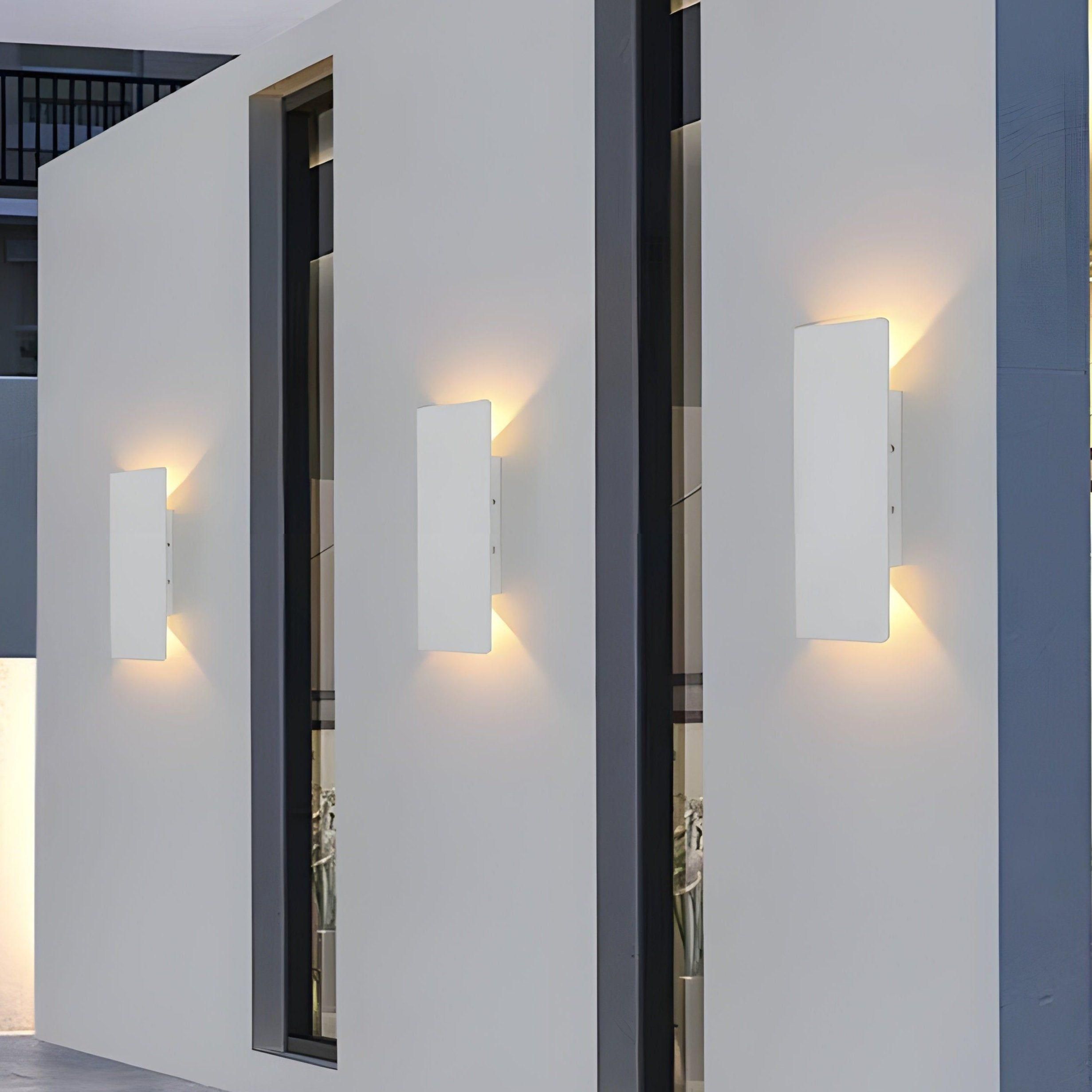 Applique LED LuxeWall - Außen - Modern - Aluminium