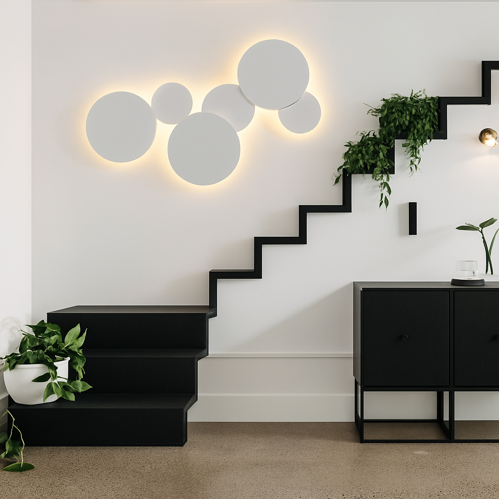 Runde LED-Wandlampe Eclipse (einzeln)