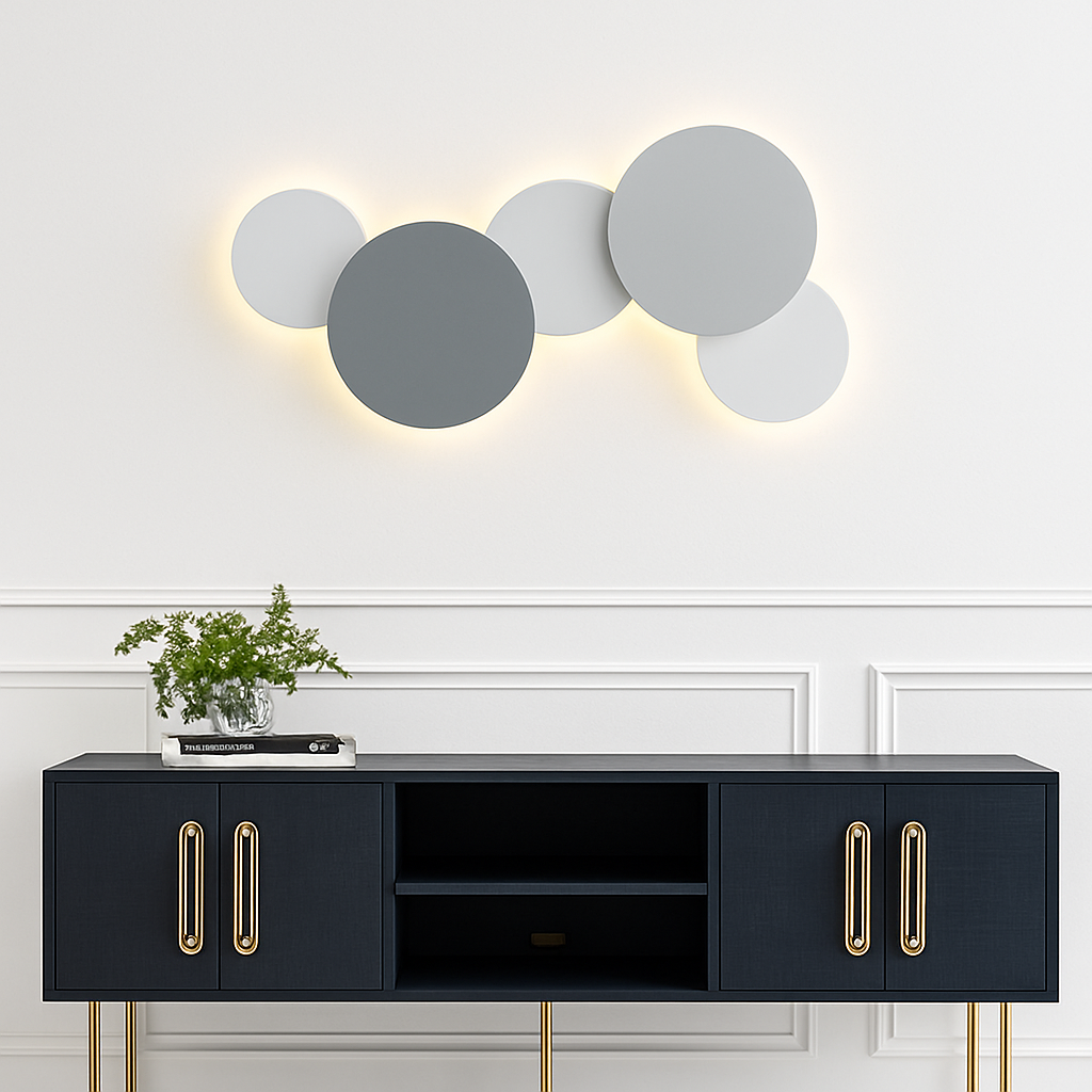 Runde LED-Wandlampe Eclipse (einzeln)