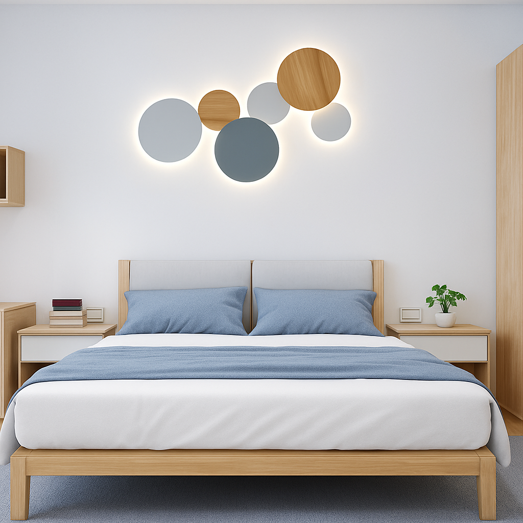 Runde LED-Wandlampe Eclipse (einzeln)